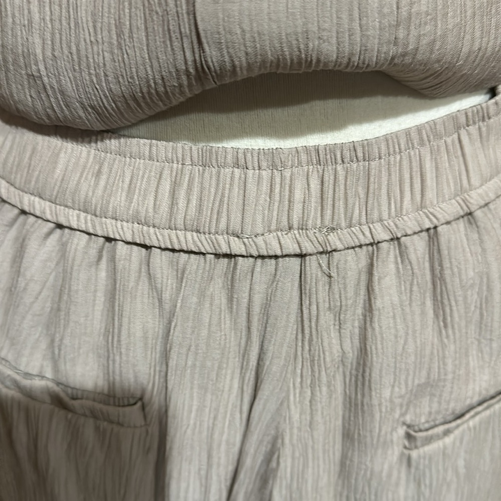 Jason Wu Wide Leg 2-Piece Crinkle Gauze Pant Set Size Small - NWT - Picture 9 of 13